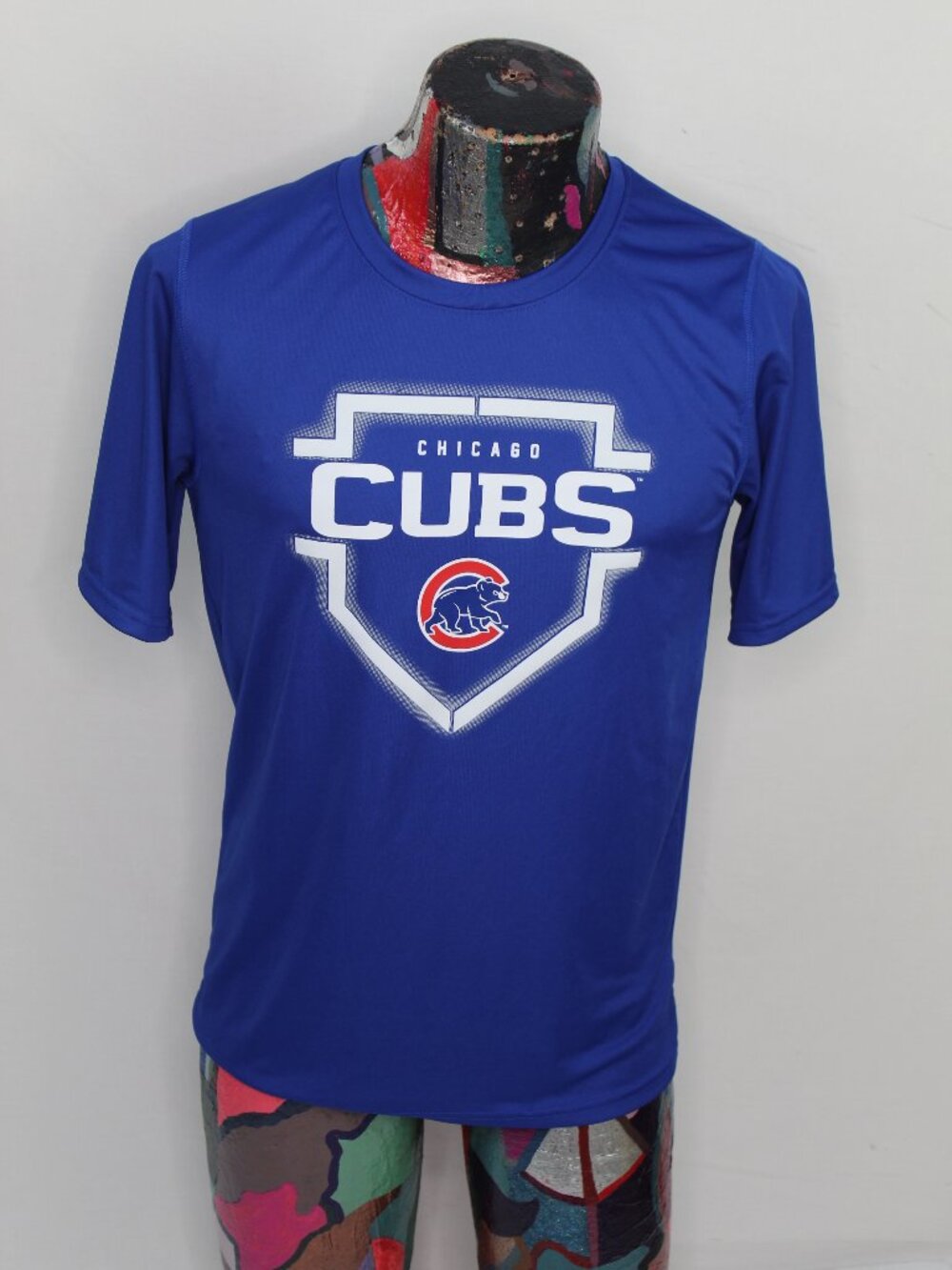 Chicago Cubs MLB Genuine Merchandise TShirt Blue Polyester Boys Size XL